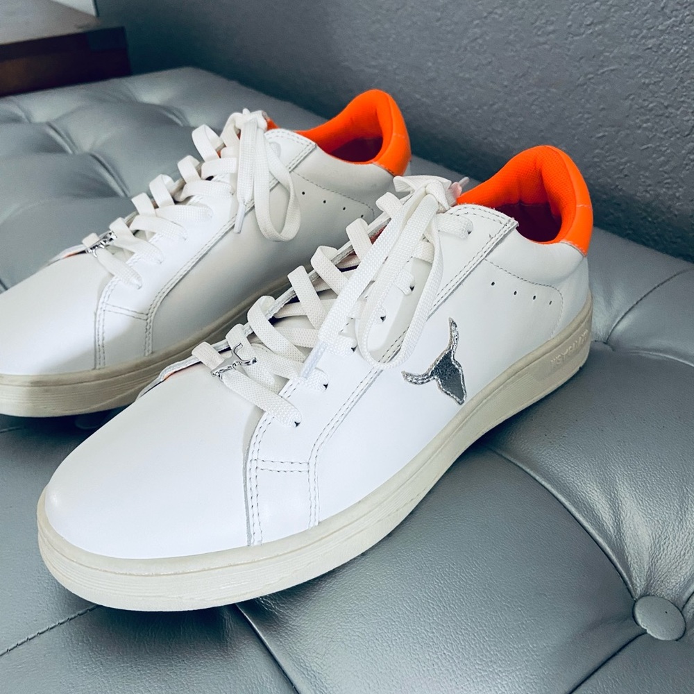Windsor Smith Galaxy Women’s Sneakers White Orange
